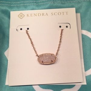 Kendra Scott Pendant Necklace Iridescent Drusy